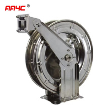 AA4C  air pipe  grease oil  stainless steel hose reel  10M 15M 20M pipe reel